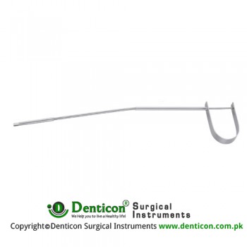 IUD Grasping Forcep Flexible Shaft for Grasping Intra Uterine Pessary Stainless Steel, 22.5 cm - 8 3/4" Jaw Size 3.0 mm Ø